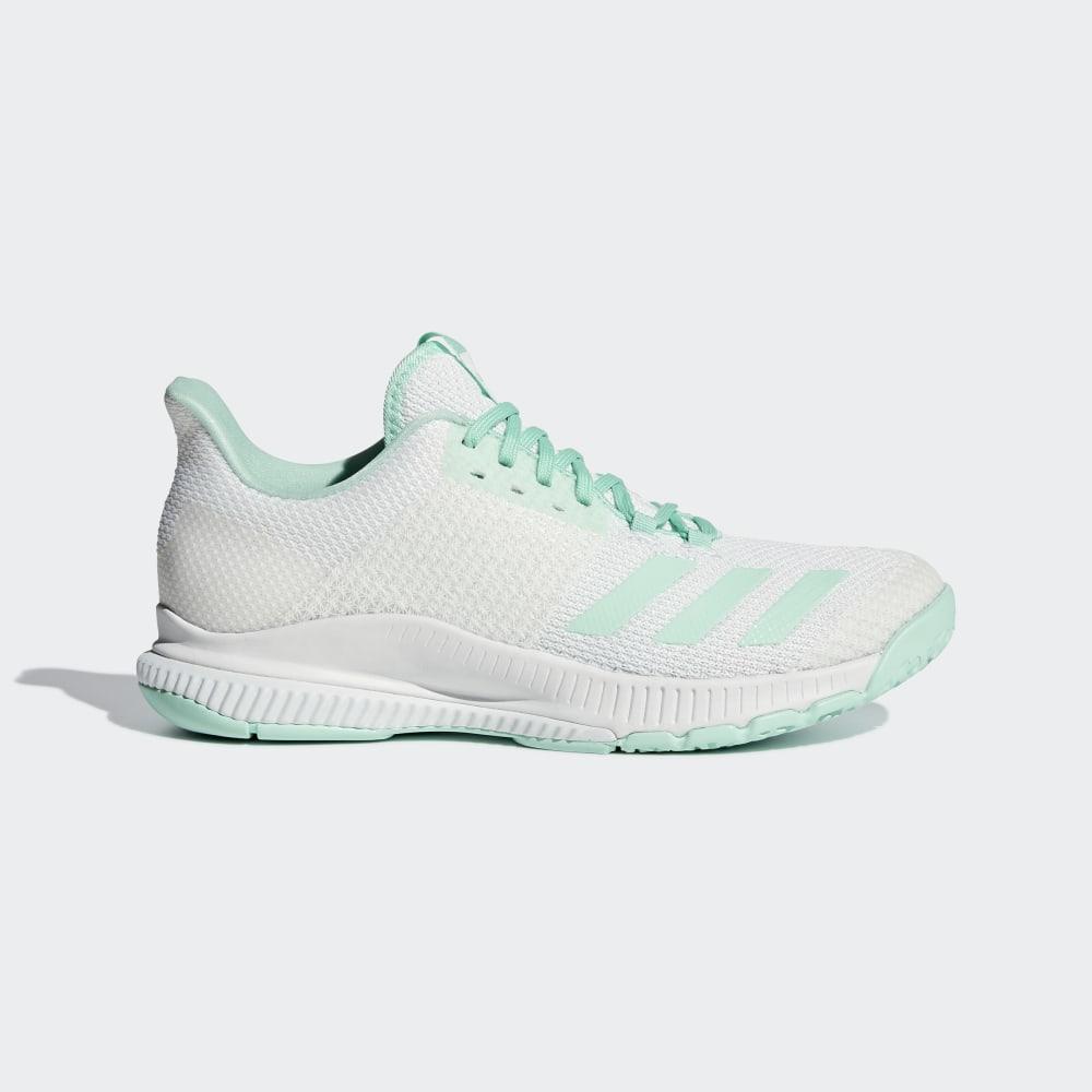 Adidas Women's Crazyflight Bounce 2.0 Volleyball Shoes White/Mint Ireland BC1030